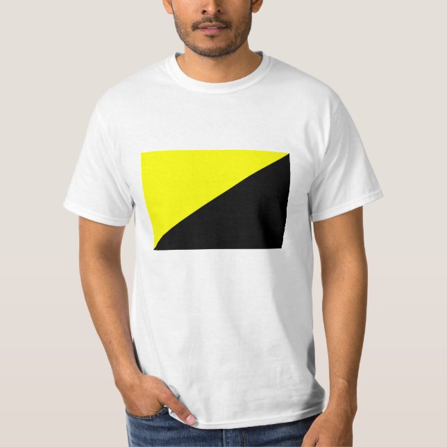 T-shirt Ancap Anarchocapitaliste Drapeau (Devant)