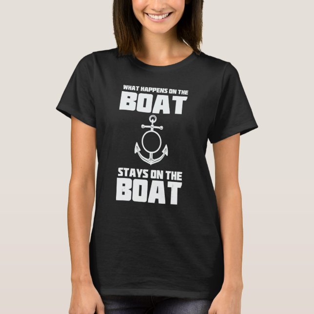 T-shirt Anchor Saying Nautical Captain Souvenir North Sea (Devant)