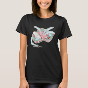 T-shirt Anchovies drôle de poisson en étain