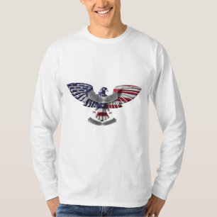 T-shirt Ancien Aigle Américain "Fier D'Avoir Servi"
