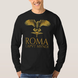 T-shirt Ancien Aigle Romain Caput Mundi Spqr Rome A