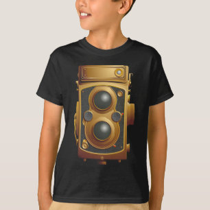 T-shirt Ancien appareil photo Steampunk