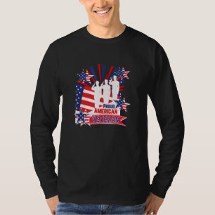 T-shirt Ancien combattant Fière de la Journée américaine d