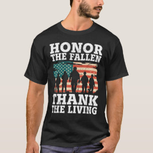 T-shirt Ancien combattant Le Fallen Patriotique Jour des a
