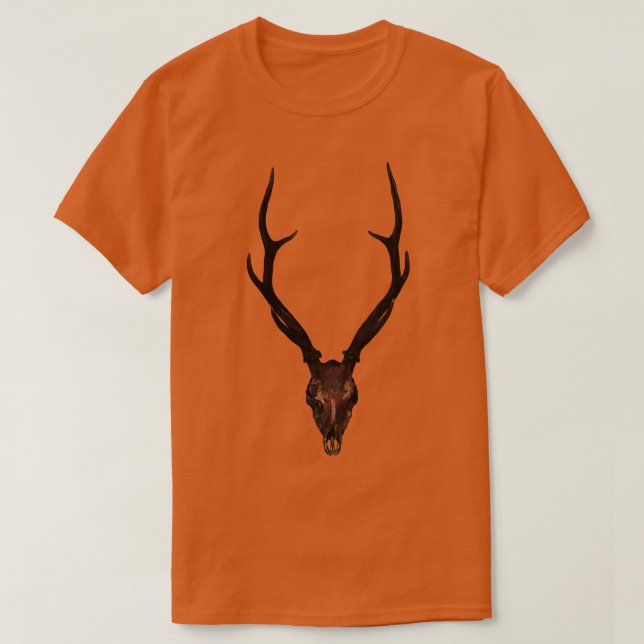 T-shirt Ancien crâne de cerf (Design devant)