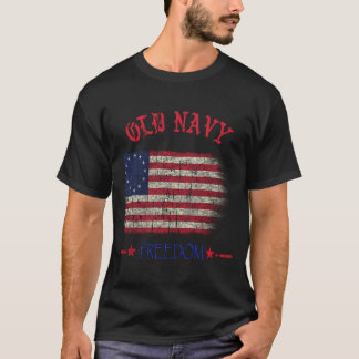 T-shirt Ancien drapeau de la marine 2021 - 4 juillet