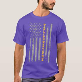T-shirt Ancien drapeau de Yellowstone