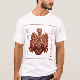 T-shirt Ancien faucon de Peoria en cuivre restauré
