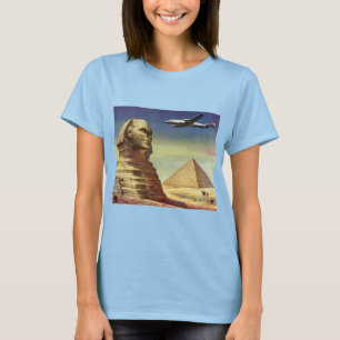 T-shirt Ancien Grand Sphinx de Gizeh, Pyramides d'Égypte