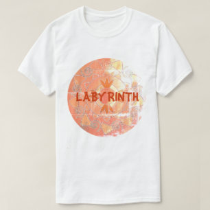 T-shirt Ancien Labyrint personnalisable texte ronde mandal