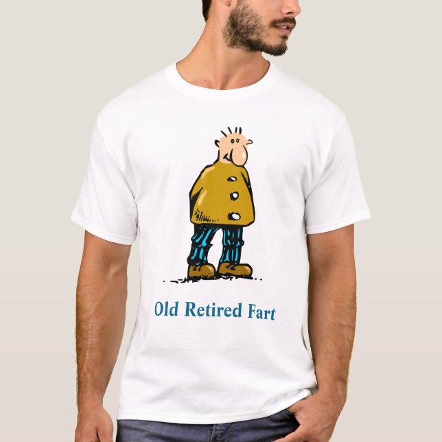 T-shirt Ancien père retraité (Devant)