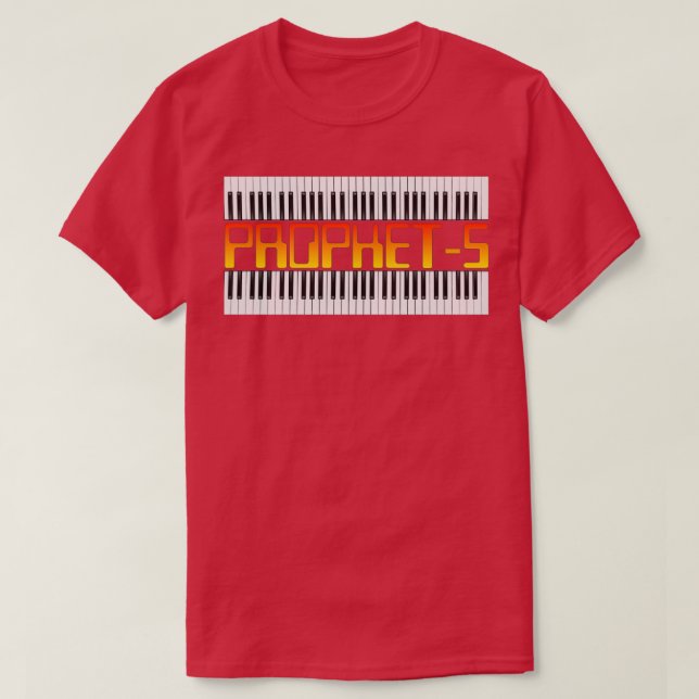 T-shirt Ancien prophète synthétiseur5 (Design devant)