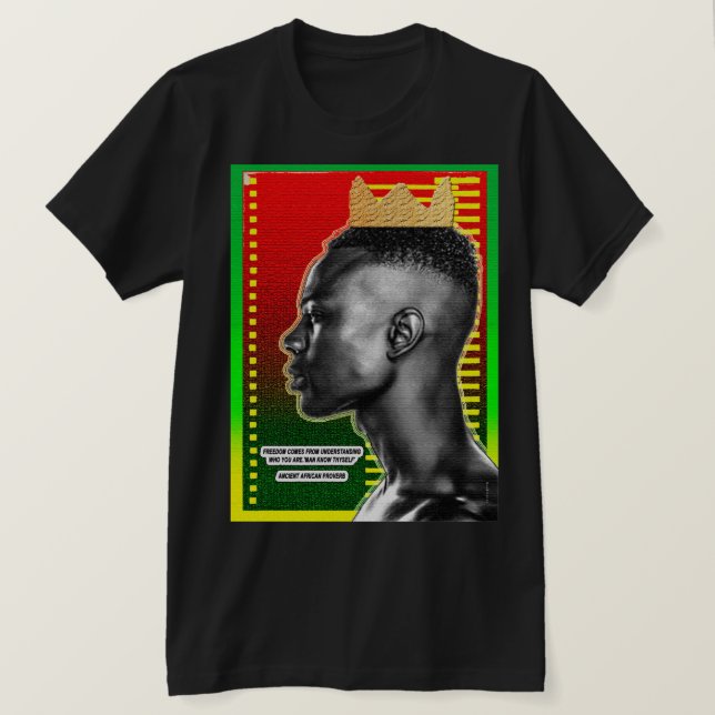 T-shirt Ancien proverbe africain (Design devant)