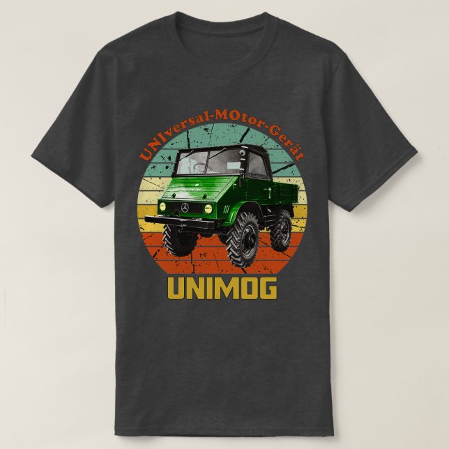 T-shirt Ancien rétro Unimog  (Design devant)