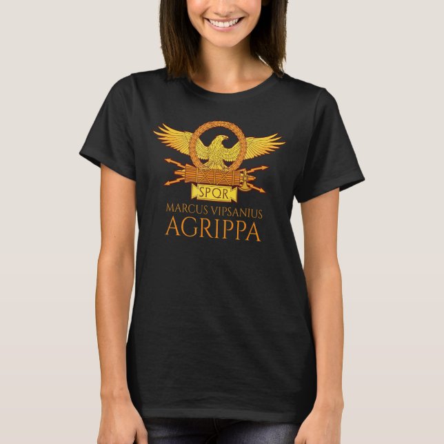 T-shirt Ancien Rome Légion Aigle Agrippa Empire romain (Devant)