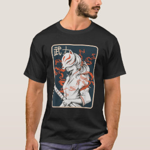 T-shirt Ancien samouraï japonais Ancienne femme japonaise