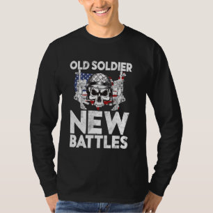 T-shirt Ancien soldat Nouvelles batailles Vétérinaire