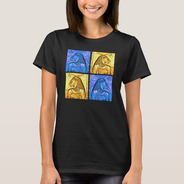 T-shirt Ancienne déesse égyptienne Sekhmet - Déesse Lion (Devant)