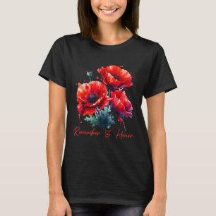 T-shirt Anciens Combattants Day 2024 Usa Memorial Day Red 