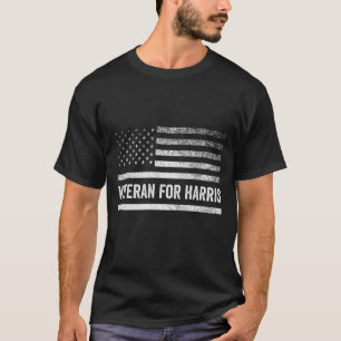 T-shirt Anciens Combattants De Harris Walz Élection Du Dra