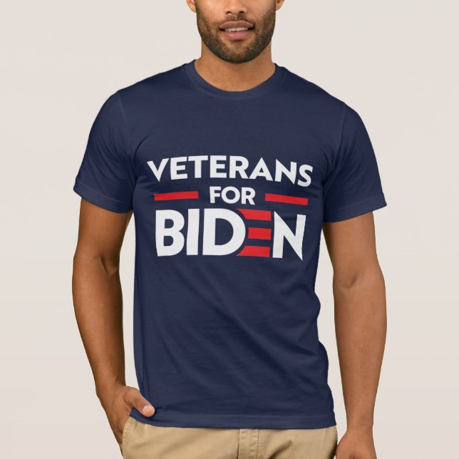 T-SHIRT ANCIENS COMBATTANTS DE JOE BIDEN (Devant)