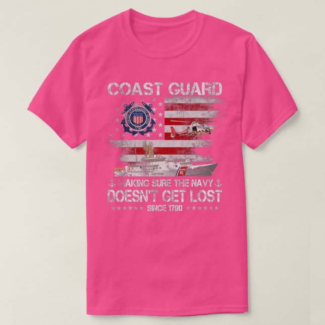 T-shirt Anciens combattants de la Garde côtière USCG Ameri (Design devant)