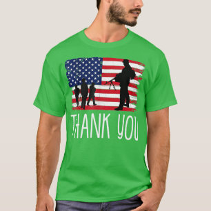 T-shirt Anciens Combattants jour merci pour votre service