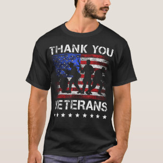 T-shirt Anciens Combattants Mercis Pour La Fière Journée D