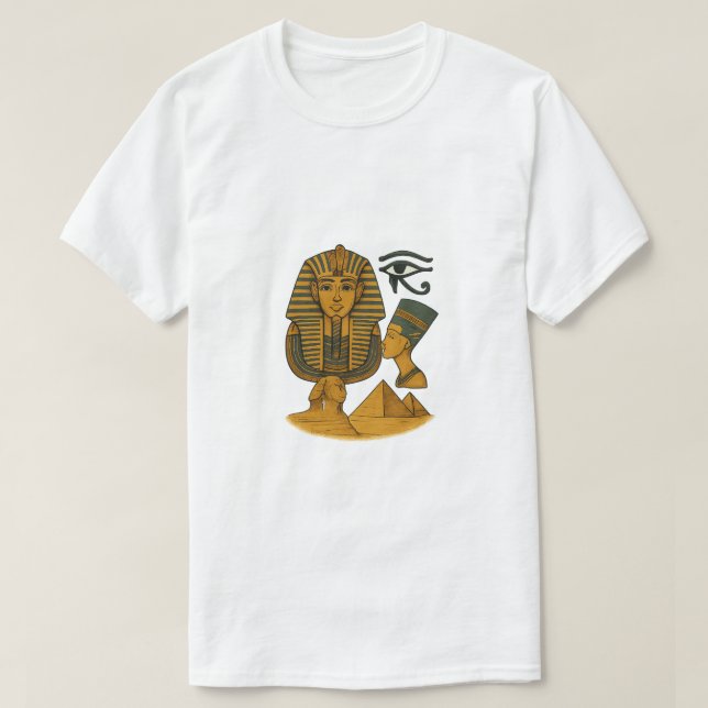 T-shirt Ancient Egyptian Pharaoh Symbols (Design devant)