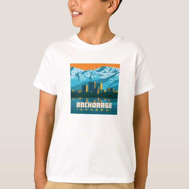T-shirt Ancrage, Alaska (Devant)