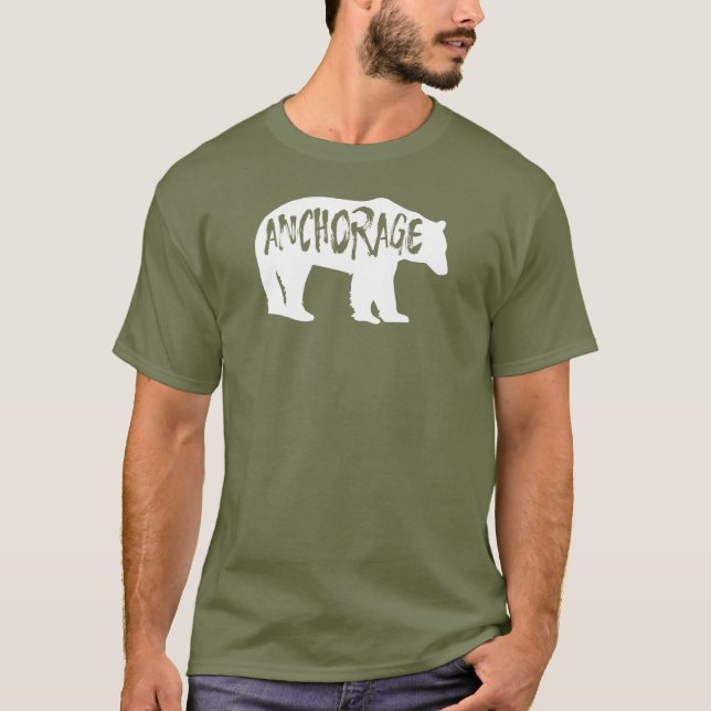 T-shirt Ancrage Ours de l'Alaska (Devant)