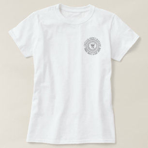 T-shirt Ancrage personnalisé du capitaine et du nom du ba
