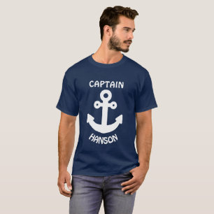 T-shirt Ancre blanche personnalisée