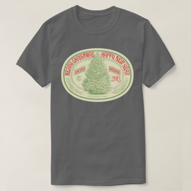 T-shirt Ancre brasser l'Ale de Noël (Design devant)