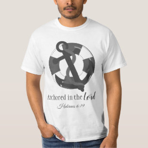 T-shirt Ancré dans les hommes du Seigneur