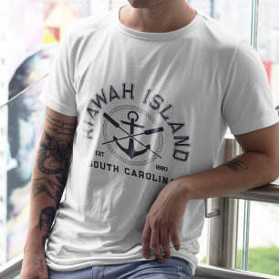 T-shirt Ancre de la marine de l'île de Kiawah en Caroline 