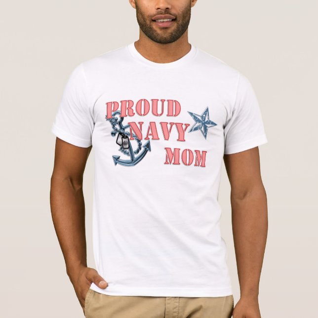 T-shirt Ancre de maman de marine (Devant)