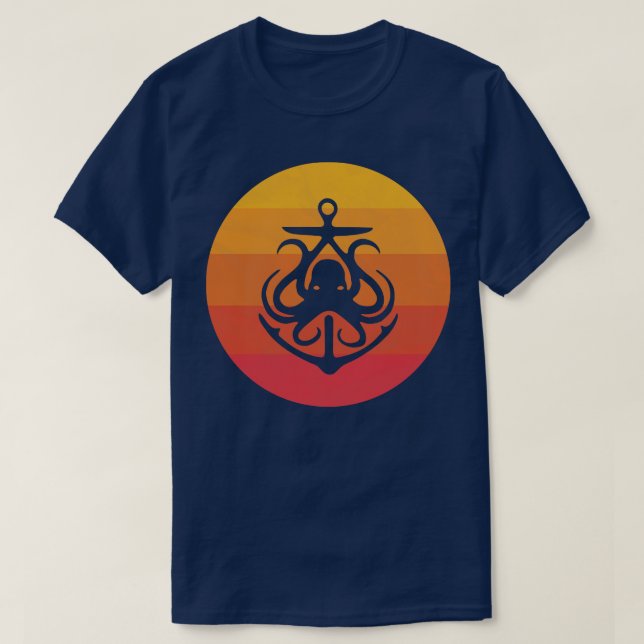 T-shirt Ancre de pieuvre (Design devant)