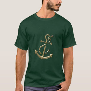 T-shirt Ancre du navire Nautique Marine-Thème Cadeau