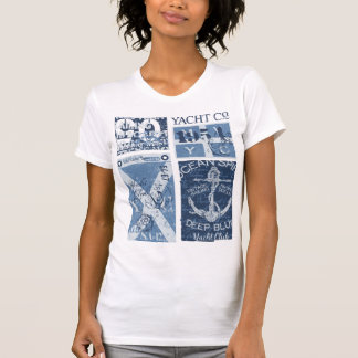 T-shirt Ancre maritime - Yacht Club Voile nautique
