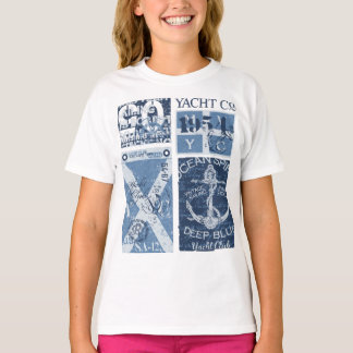 T-shirt Ancre maritime - Yacht Club Voile nautique