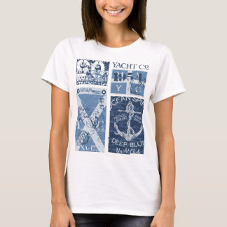 T-shirt Ancre maritime - Yacht Club Voile nautique