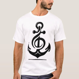 T-shirt Ancre mélodie nautique