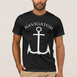 T-shirt Ancre Navigateur Toile Bella noir/blanc