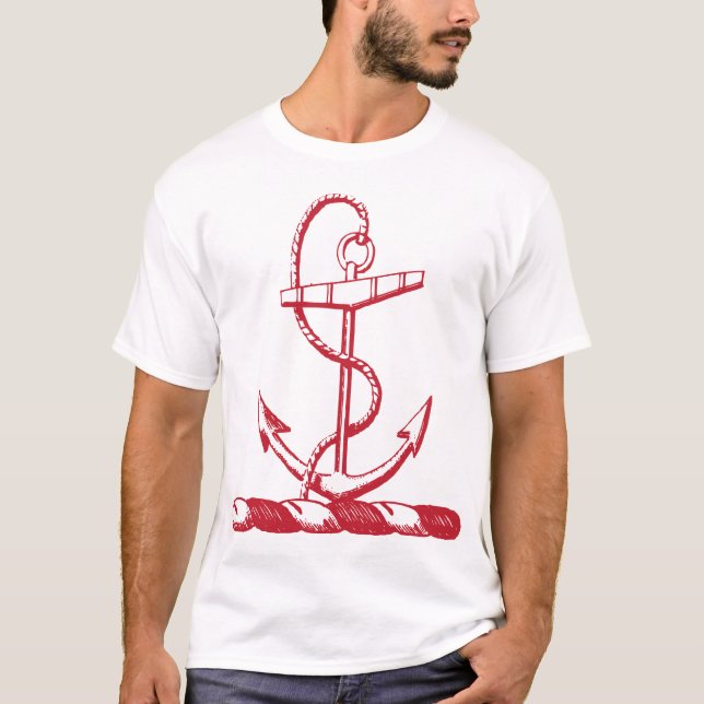 T-shirt Ancre vintage (Devant)