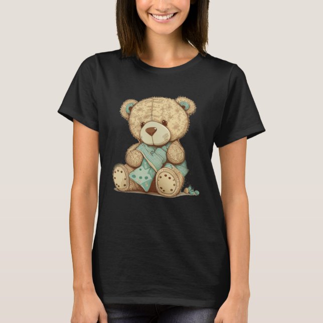 T-shirt and cute Teddy Bear (Devant)