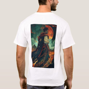 T-shirt Ander - Masculine beau homme arabe avec H court