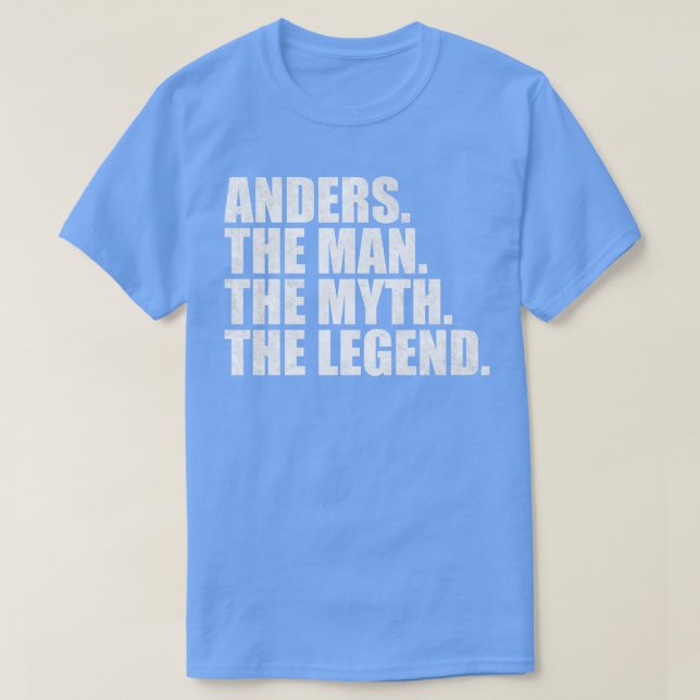 T-shirt AndersAnders Nom Anders prénom (Design devant)
