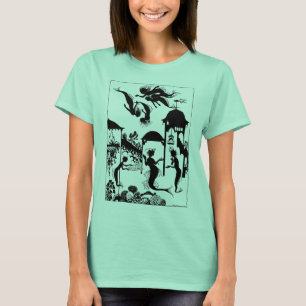 T-shirt Andersen : Little Mermaid Silhouette