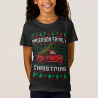 Anderson Famille Vilain Chandail de Noël Camion Ro